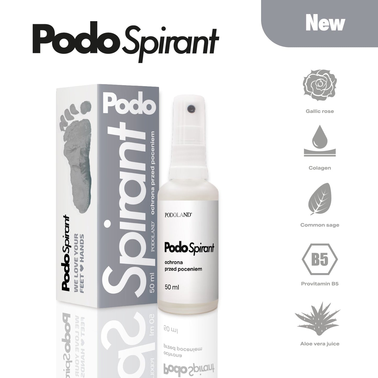 PodoSpirant - sweat protection 50ml Podoland