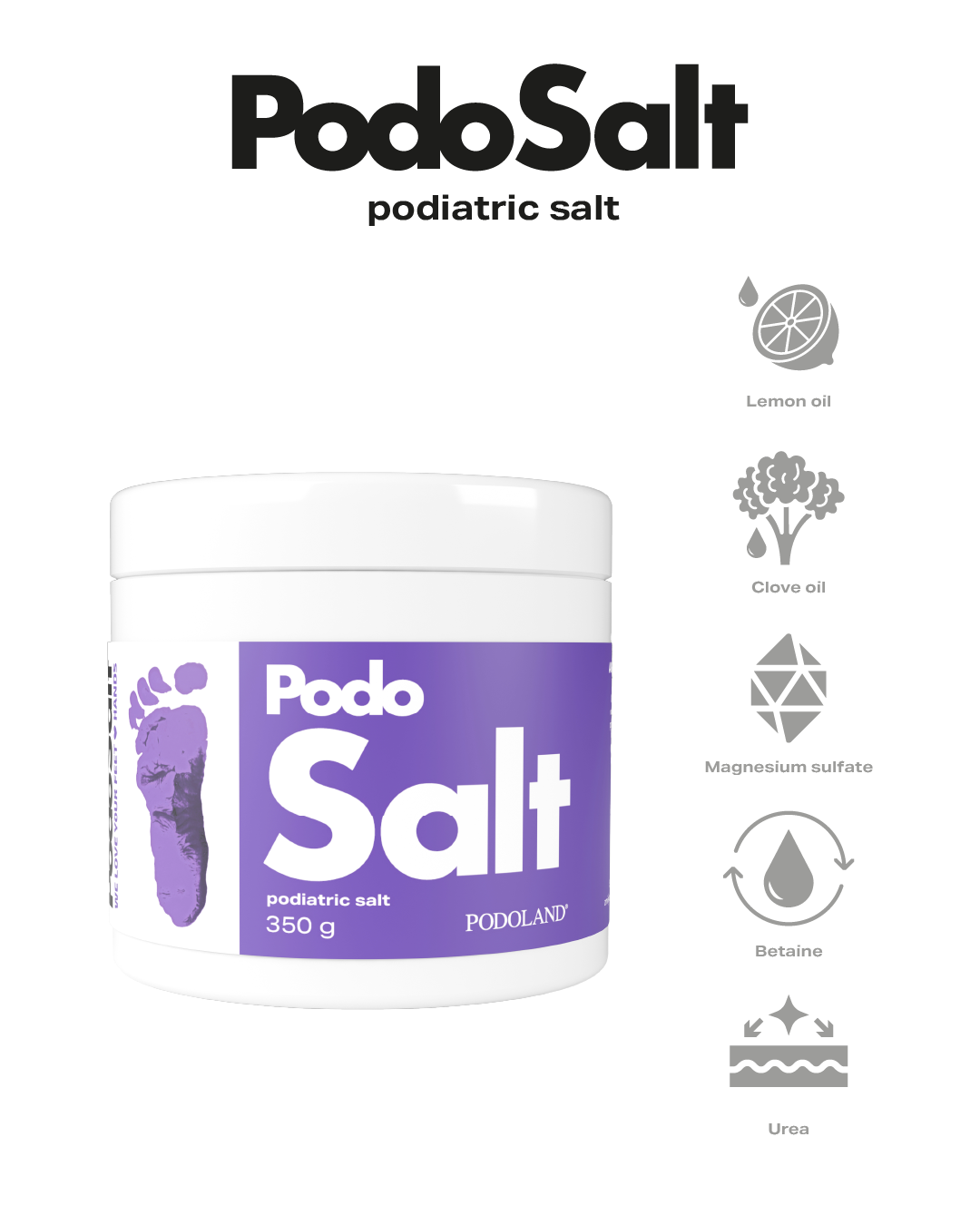 PodoSalt - Podiatric salt 350g