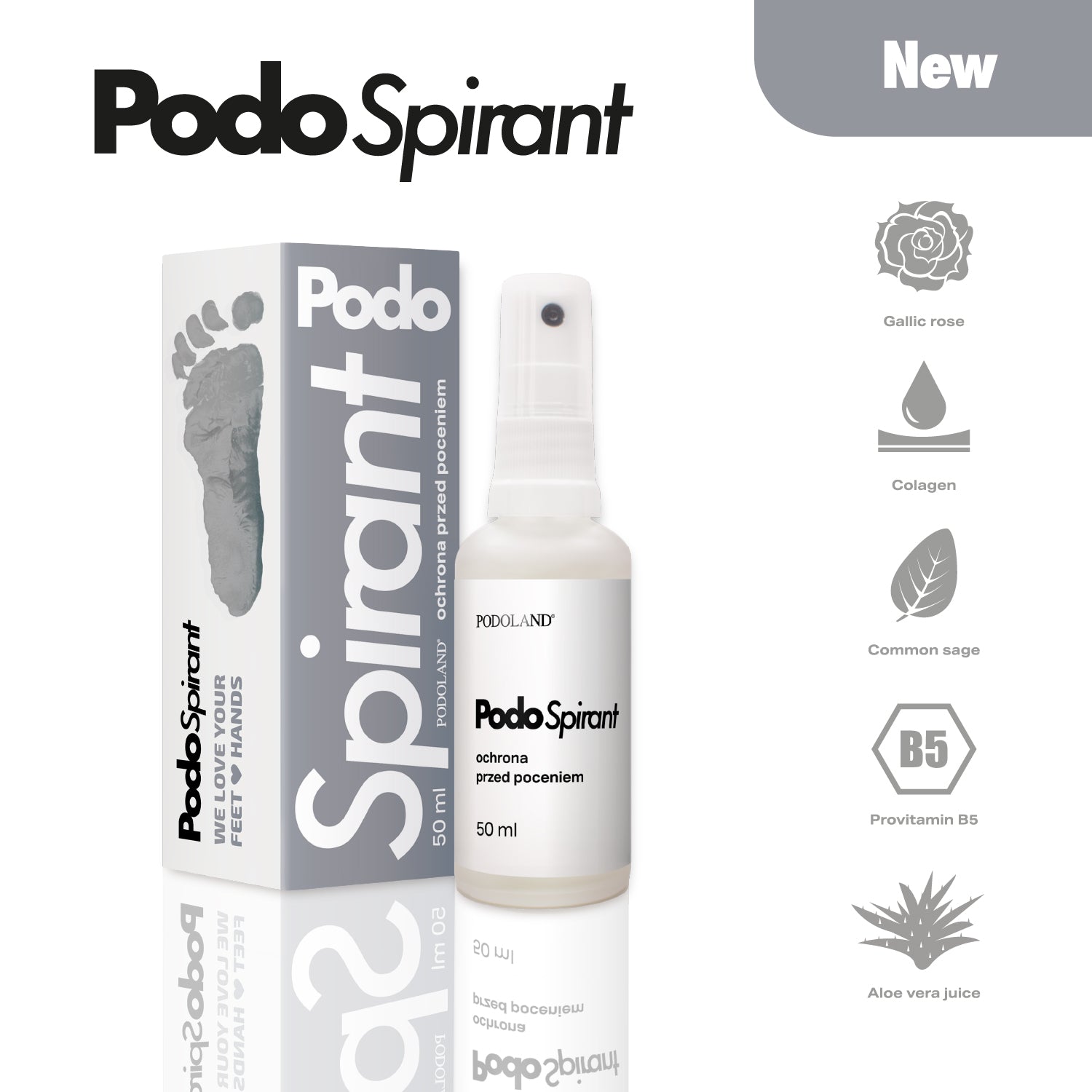 PodoSpirant - sweat protection 50ml Podoland